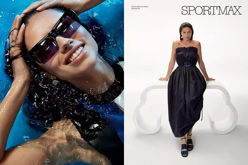 Slika iz Sportmaxove reklamne kampanje za proljeće 2017. u kojoj glumi Adriana Lima