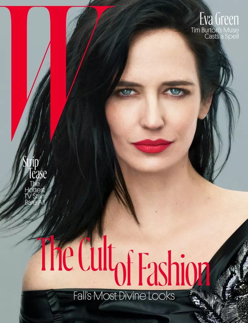 Eva Green ar Gylchgrawn W Clawr Awst 2016