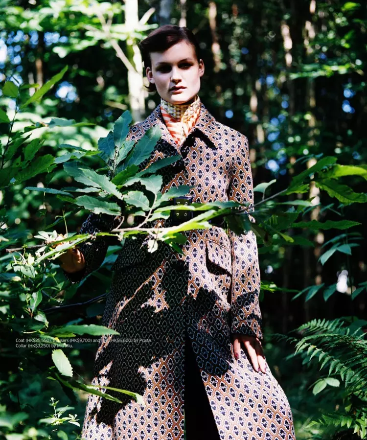 Nina Porter houdt het natuurlijk in de SCMP Style Magazine Shoot van Jeff Hahn