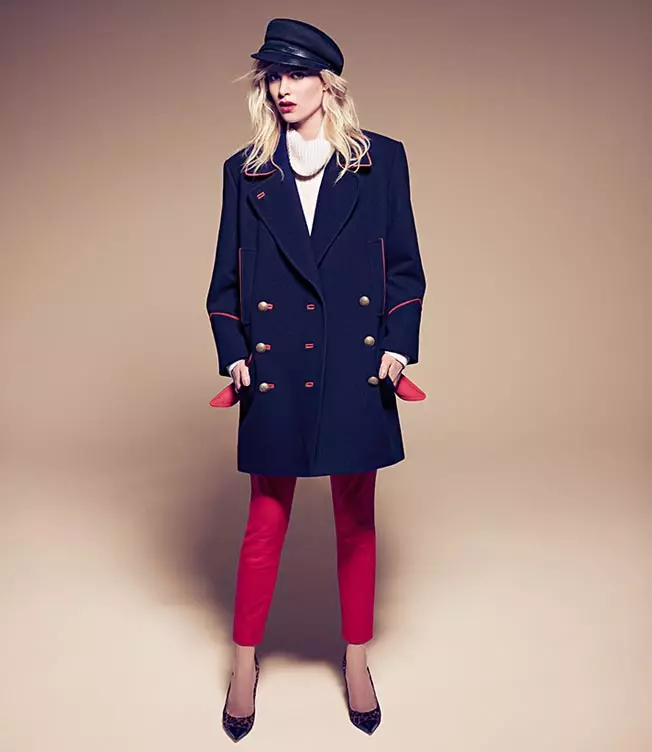 Elyse Saunders Dons Coats Dayrta ee Grazia Germany waxaa qoray Gyslain Yarhi