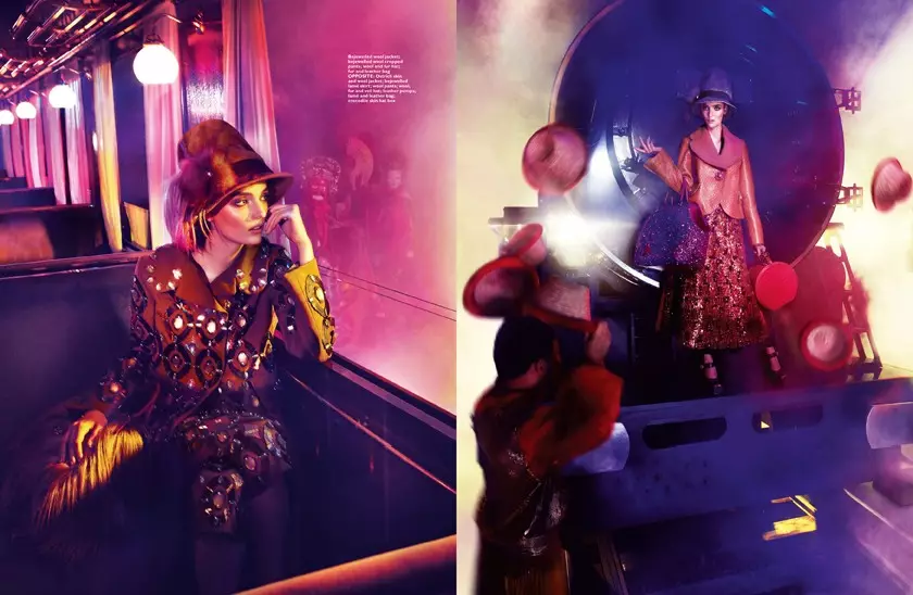 Zuzanna Bijoch Reesen zu Louis Vuitton fir Harper's Bazaar Singapur vum Gan