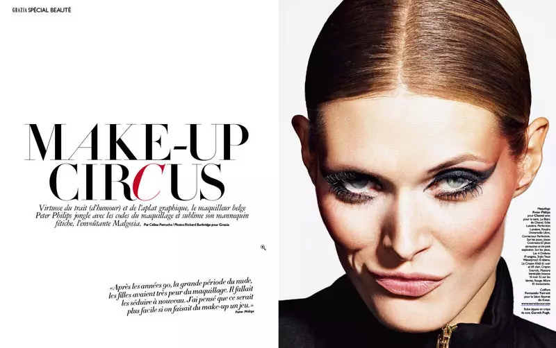 Malgosia Bela ta Richard Burbridge na Grazia Faransa