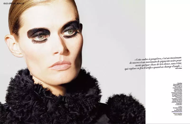 Malgosia Bela par Richard Burbridge pour Grazia France