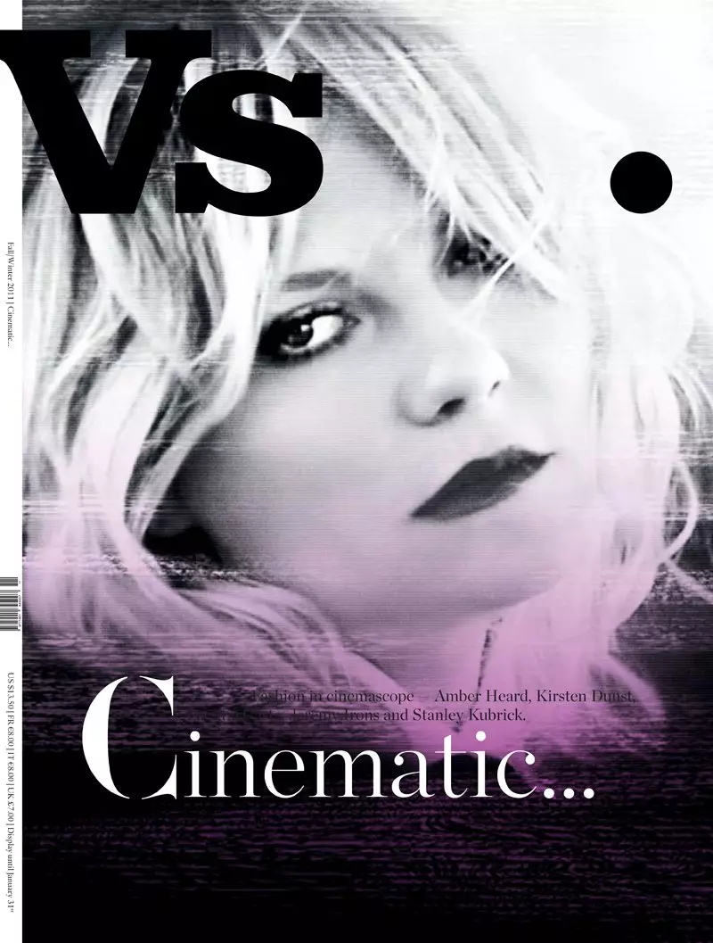 Kirsten Dunst, Amber Heard i Laetitia Casta Cover Vs. Revista F/W 2011