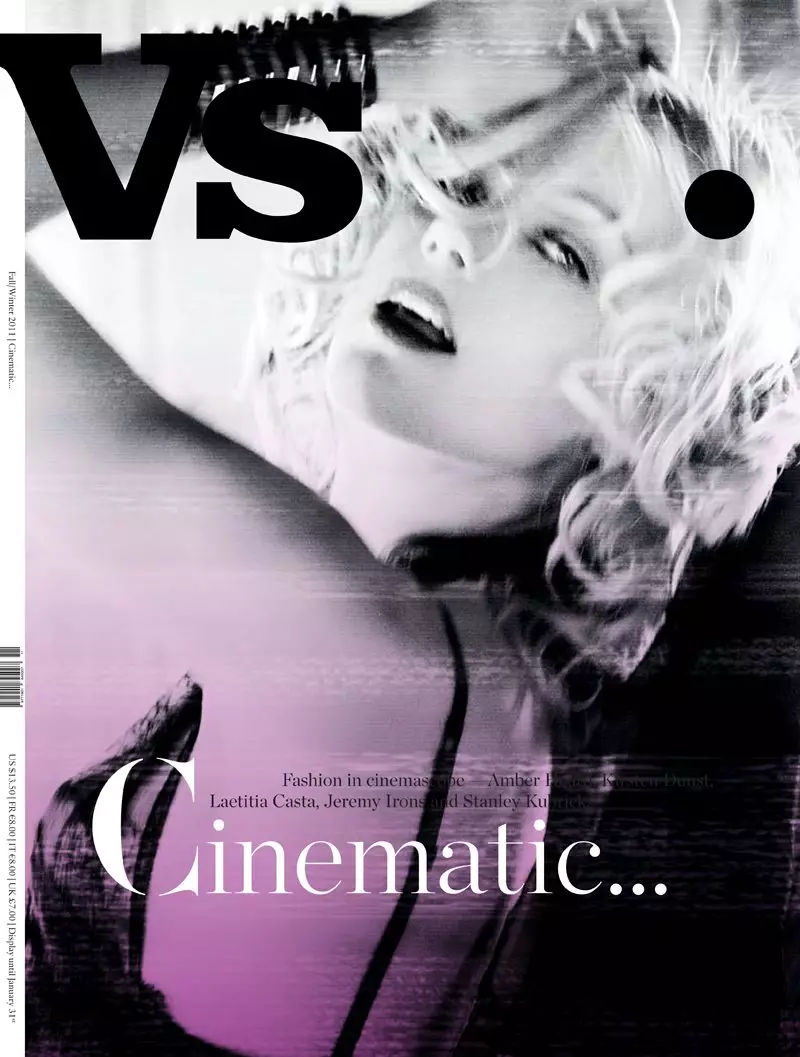 Kirsten Dunst, Amber Heard i Laetitia Casta Cover Vs. Revista F/W 2011