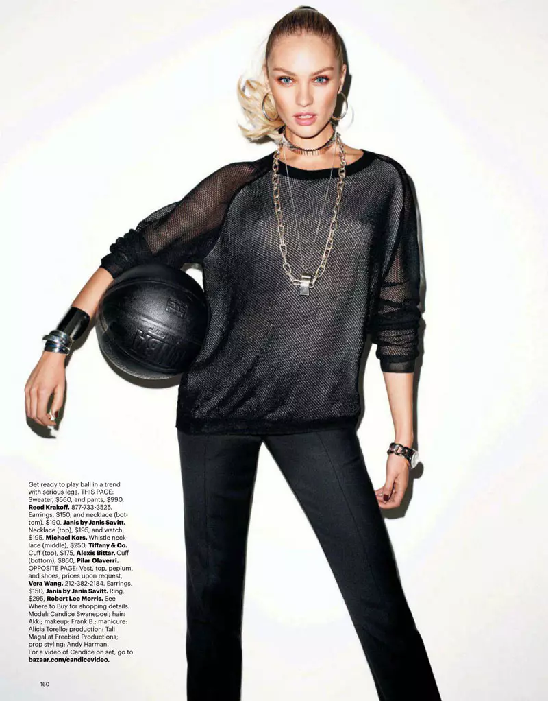 Candice Swanepoel ni Terry Richardson para sa Harper's Bazaar US