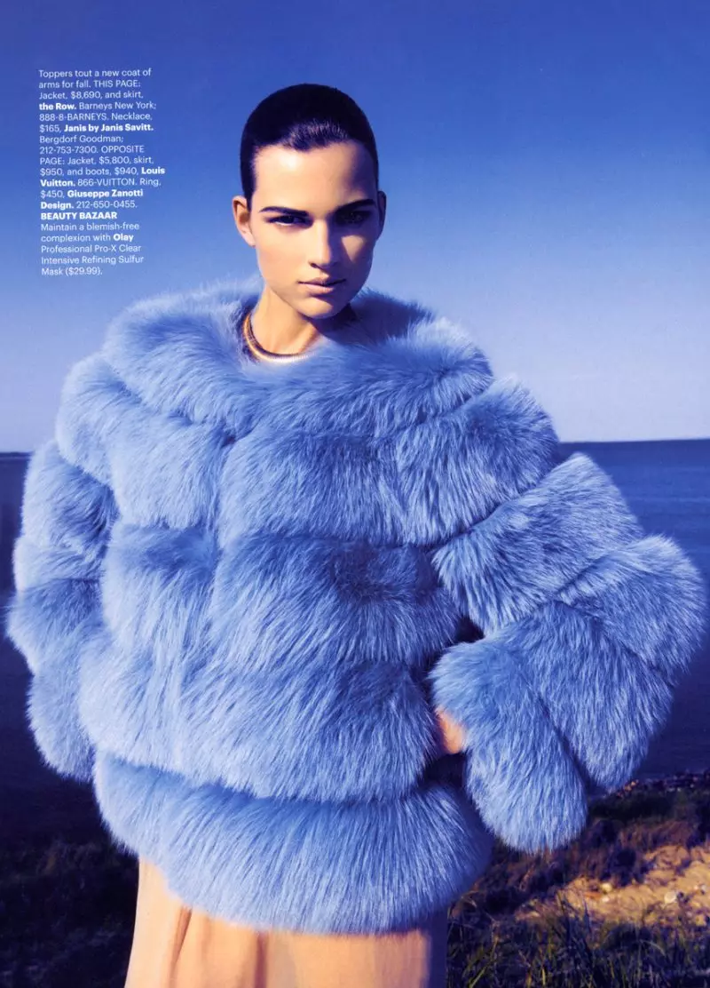 Bette Franke Camille Akrans za Harper's Bazaar US