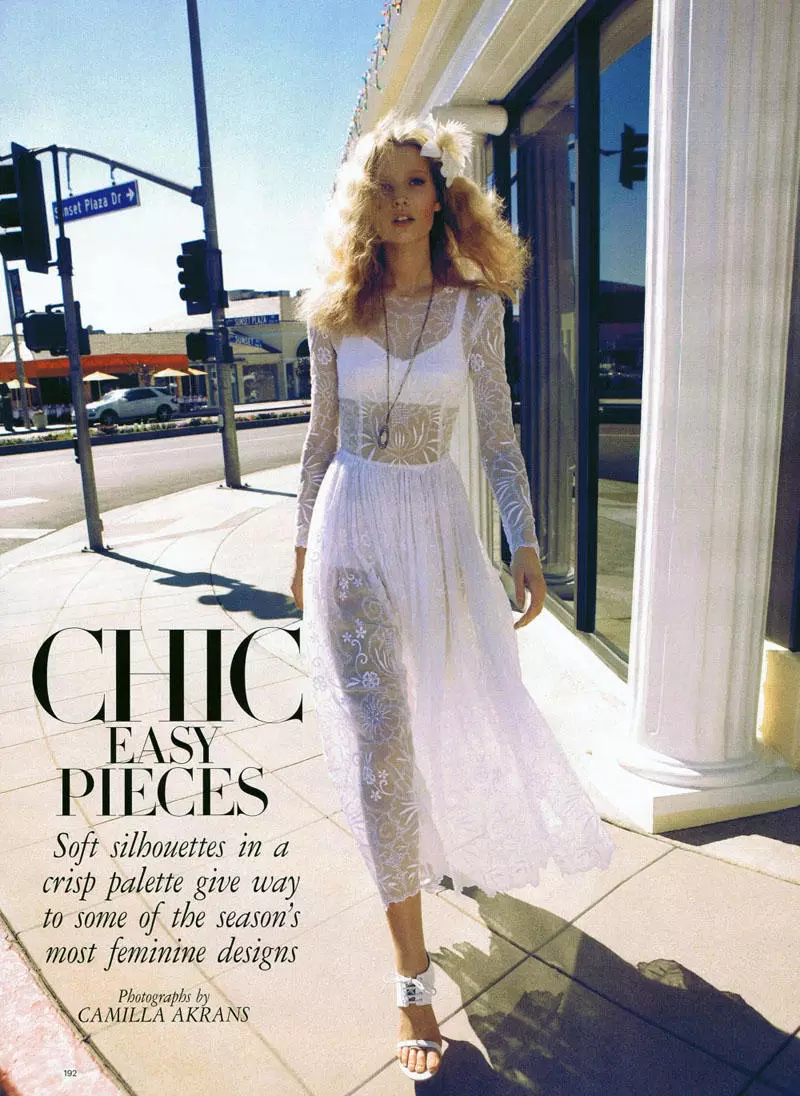 Toni Garrn na Camilla Akrans don Harper's Bazaar US Afrilu 2011