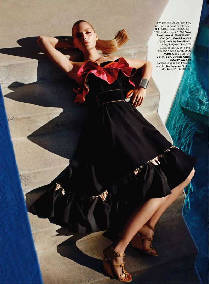 Gertrud Hegelund deur Tom Munro vir Harper's Bazaar US Februarie 2011