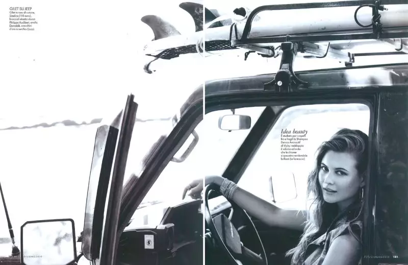 Behati Prinsloo wa Elle Italia June 2010 wolemba Matt Jones