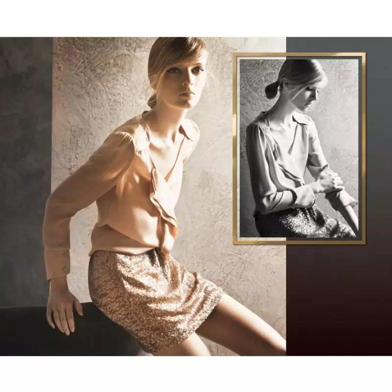 Daria Strokous pentru Massimo Dutti Noiembrie 2011 Lookbook de Gemma Edo