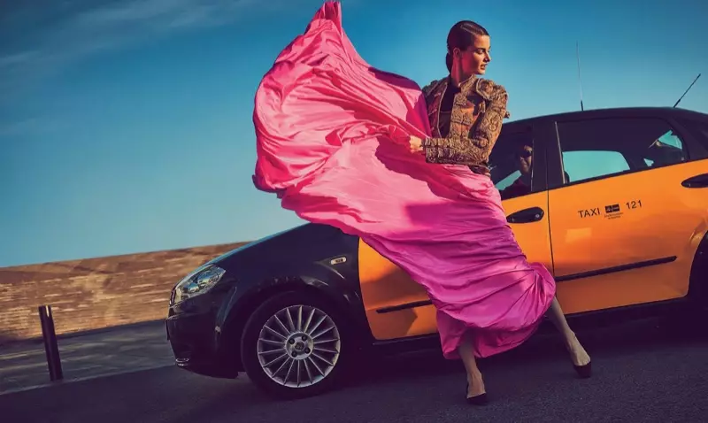 Ophelie Guillermand pran nouvo koleksyon yo pou Harper's Bazaar Espay