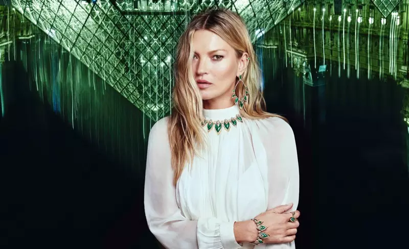 Kate Moss ngôi sao trong chiến dịch Messika của Kate Moss.