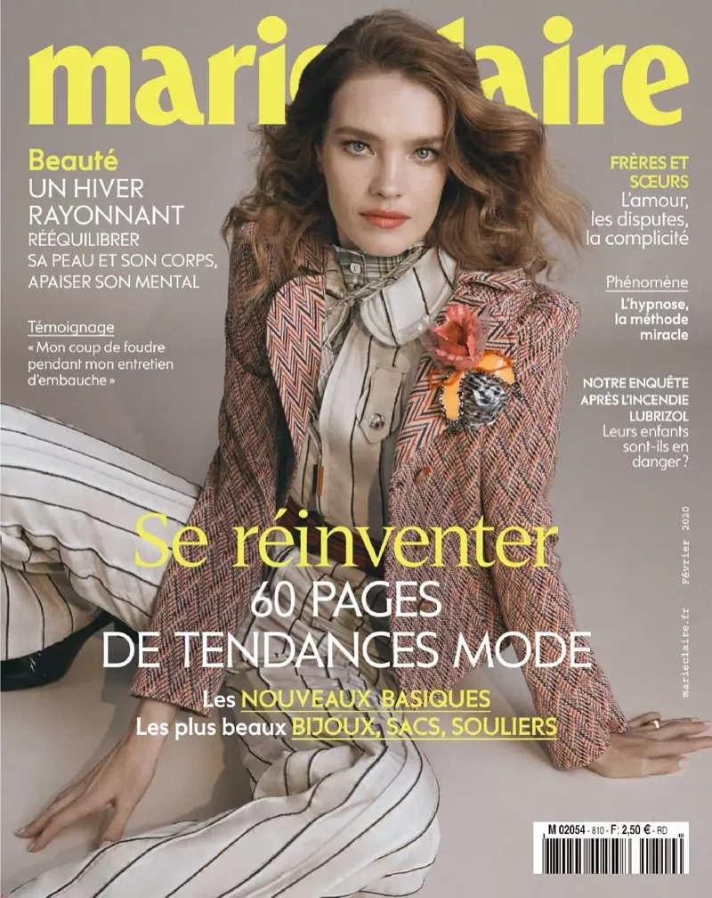 Pesona Natalia Vodianova kanggo Kaca Marie Claire Prancis
