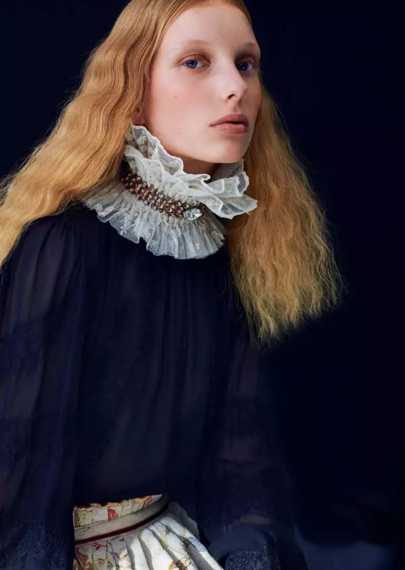 Demy de Vries | Baroque Painting Editorial | Marie Claire France