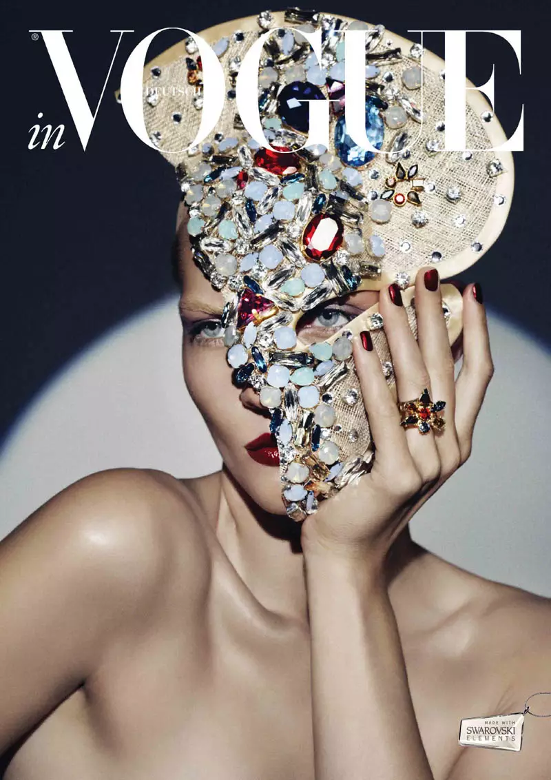 Каролин Волтер Сваровски элементларында Vogue Германия 2013 гороскопы өчен балкый