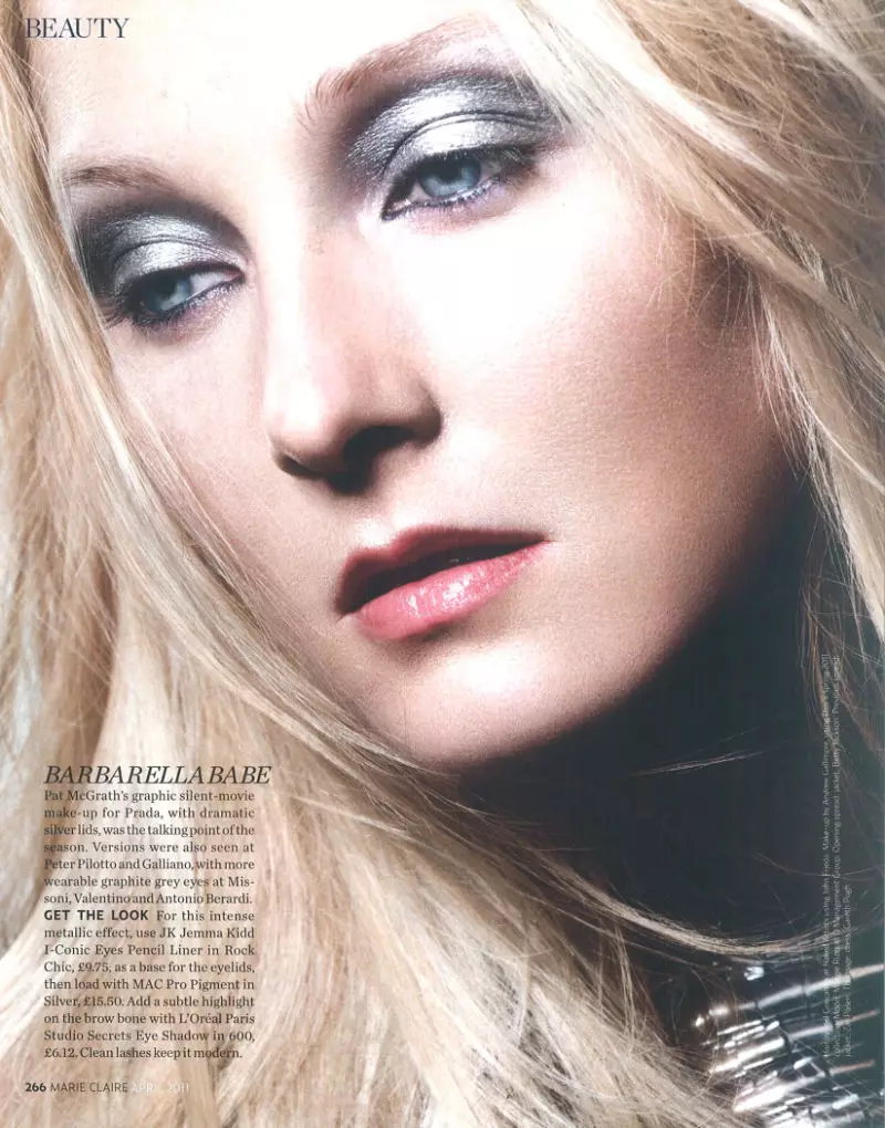 Maggie Rizer para sa Marie Claire UK Abril 2011 ni Sylvie Benoit