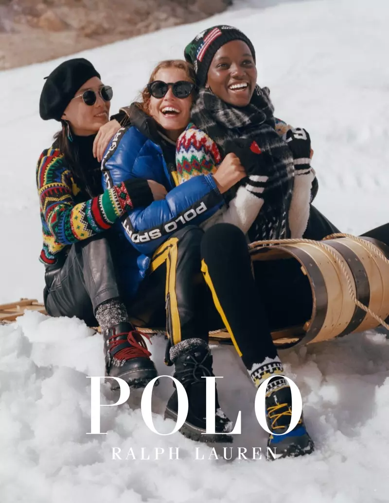 Polo Ralph Lauren museurkeun kana gaya après-ski pikeun kampanye Liburan 2019