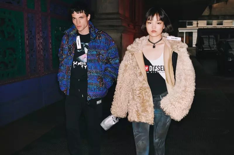 Pan Haowen และ Luka Isaac ปรากฏตัวในแคมเปญ Diesel Fall-Winter 2019