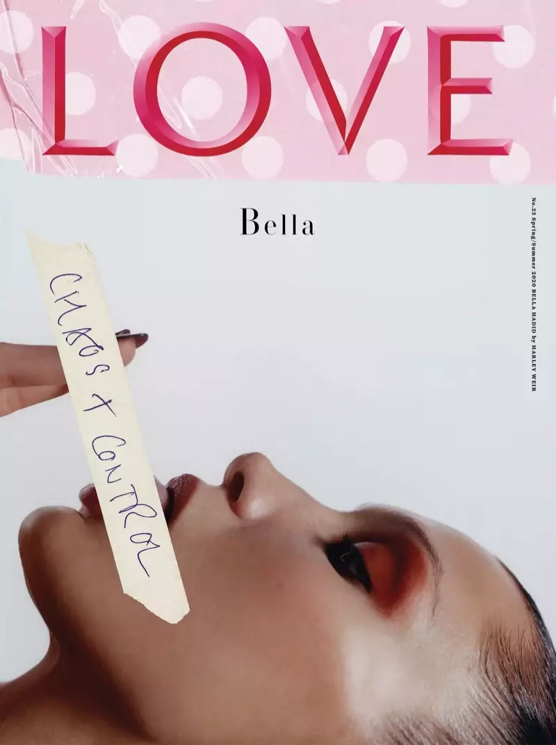 Bella Hadid သည် အချစ်အတွက် ဖော်ပြချက် ဖက်ရှင်များကို ကြိုးစားခဲ့သည်။