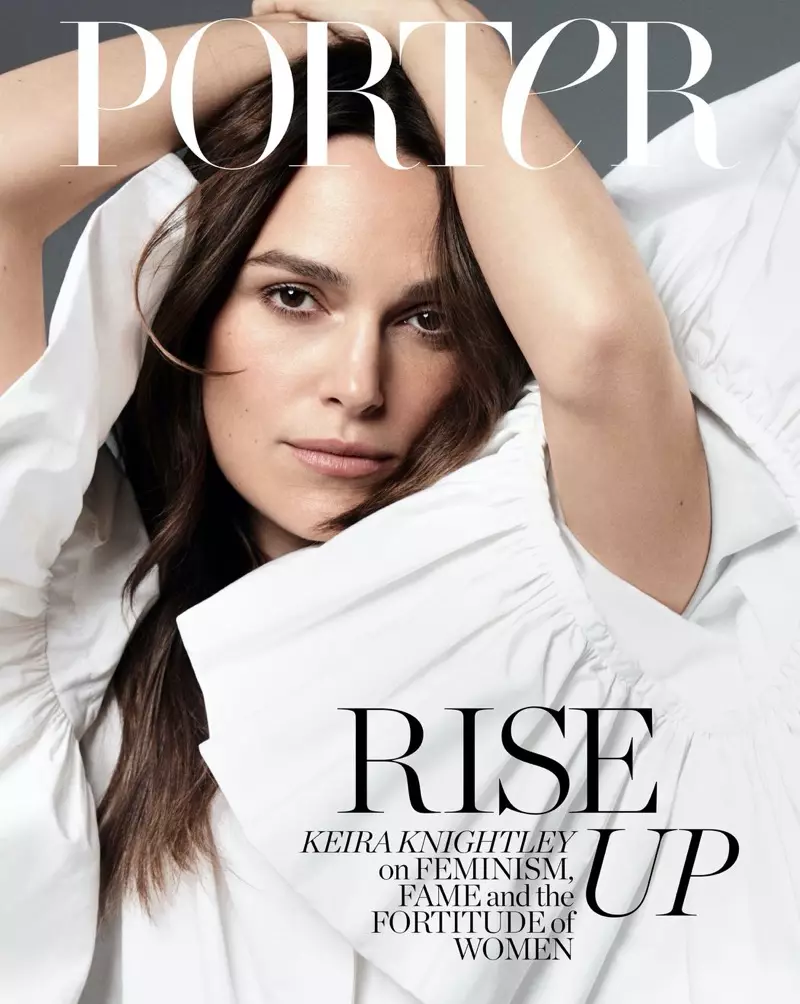 Keira Knightley en PORTER Editar 9 de marzo de 2020 Portada