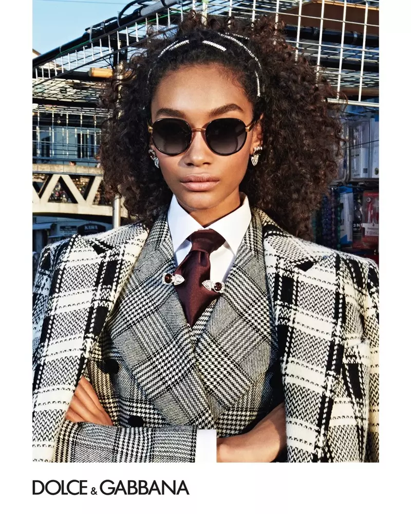 Mufananidzo kubva kuDolce & Gabbana Eyewear yechando 2019 advertising campaign