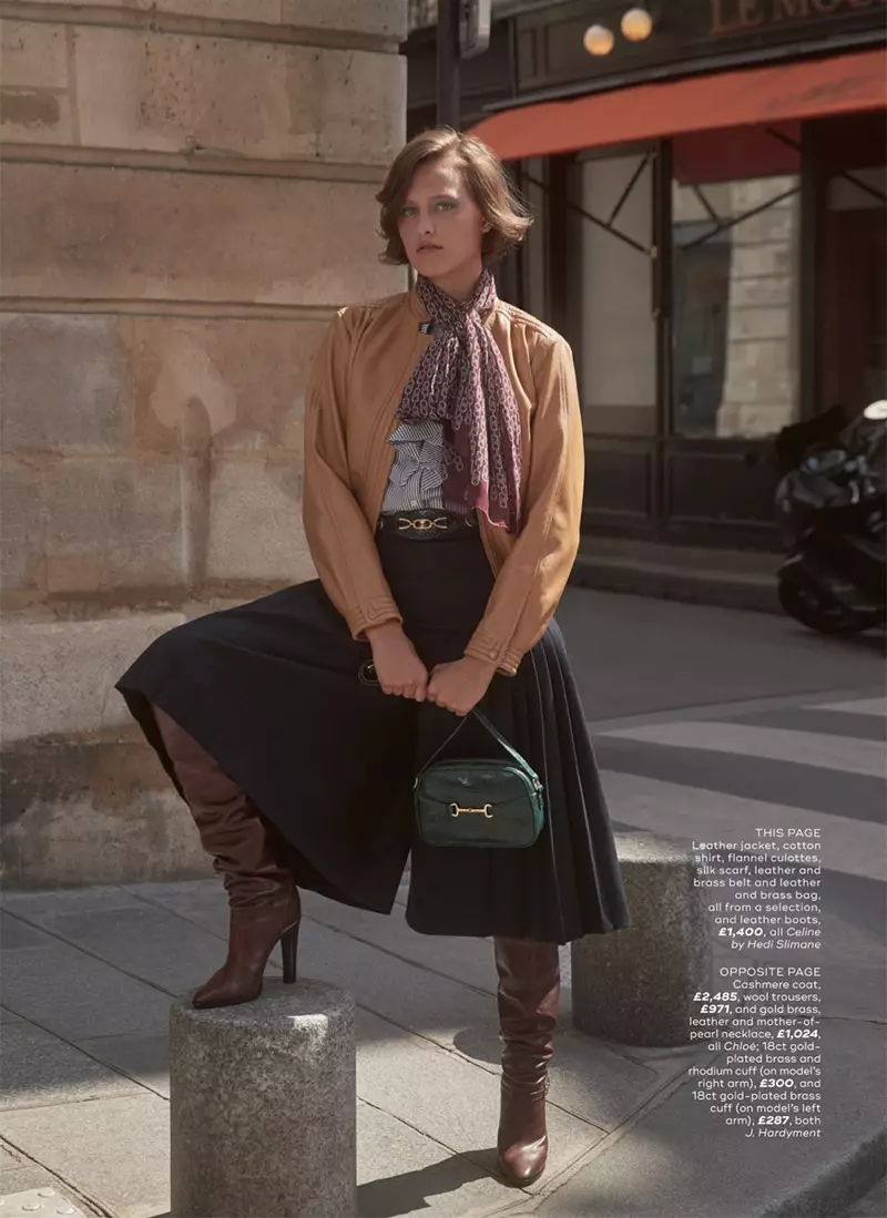 Jip Boxstart Is Parisian Chic untuk Marie Claire UK