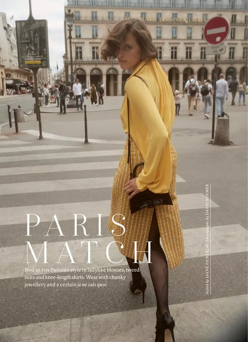 Jip Boxstart Is Parisian Chic vir Marie Claire UK