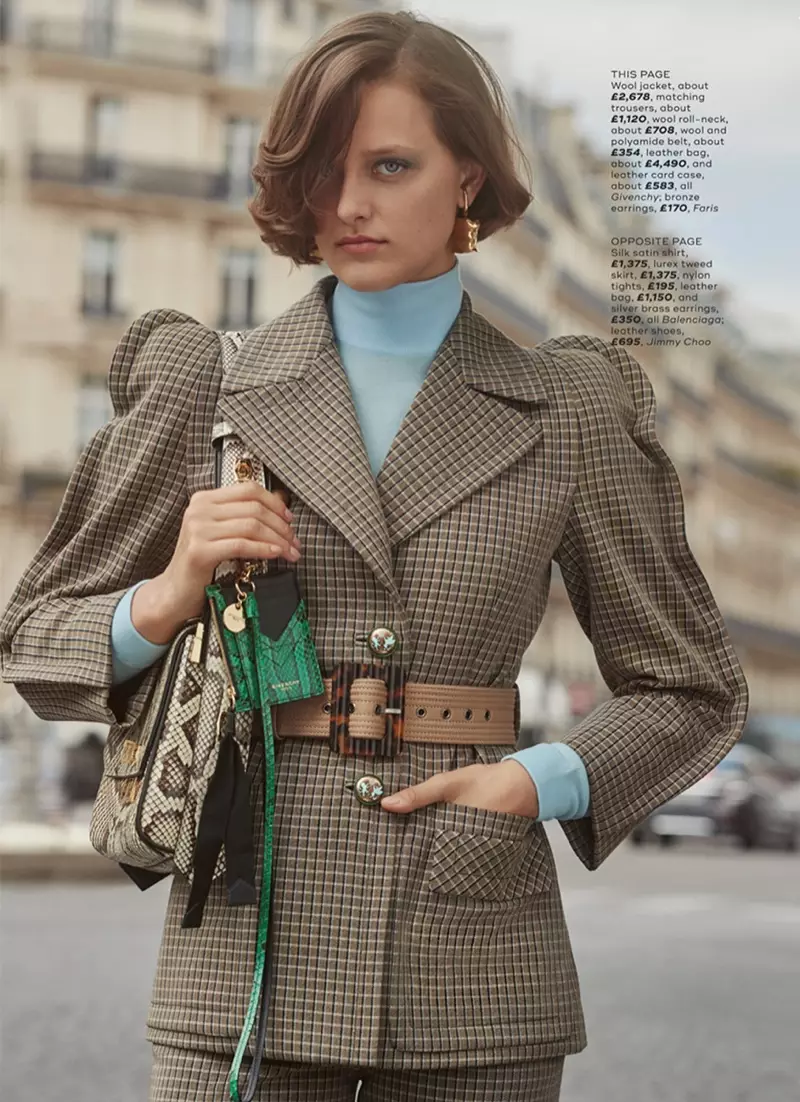 Jip Boxstart Is Parisian Chic untuk Marie Claire UK