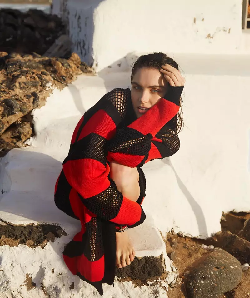 Sanne de Roo modelira Surferski stil za Marie Claire Nizozemsku