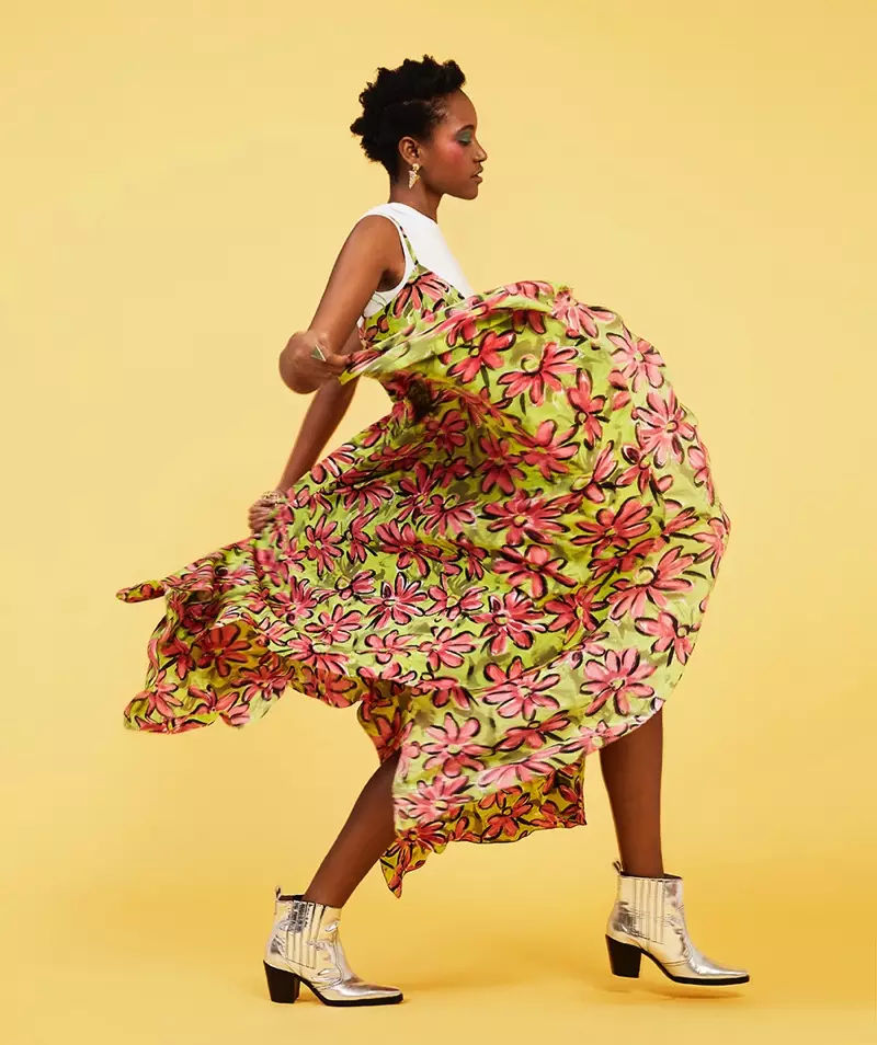 Christelle Yambayisa indossa look accattivanti in Marie Claire Paesi Bassi