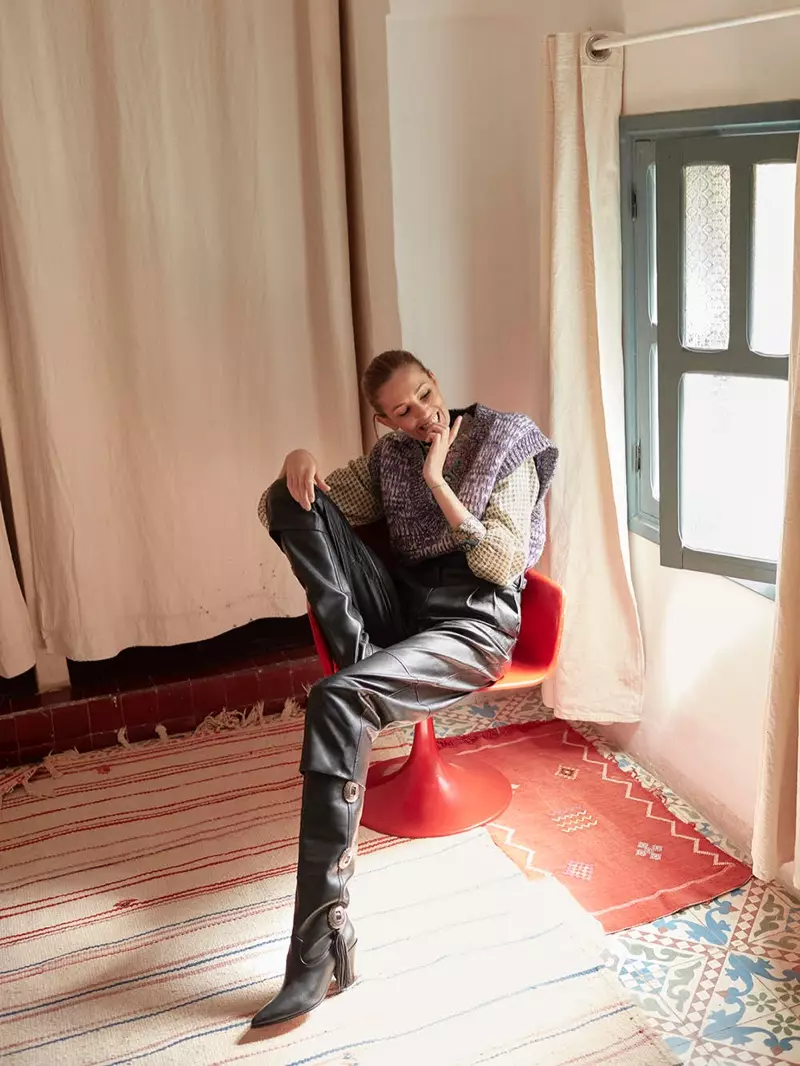 Nadja Bender Berpose di Maroko untuk Majalah TELVA