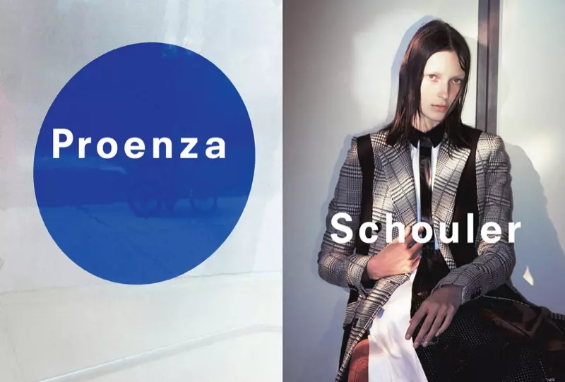 Джулія Бергшофф повертається для весняної кампанії Proenza Schouler 2015