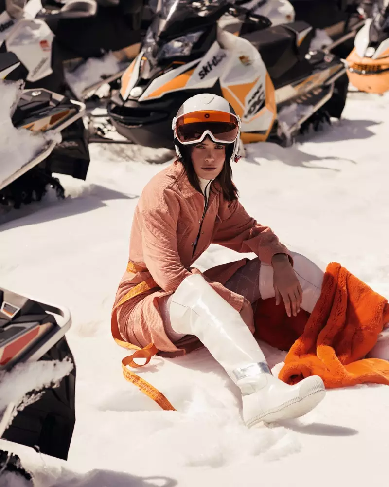 Amanda Wellsh | ELLE Brezila | 2018 Cover | Ski Style Editorial