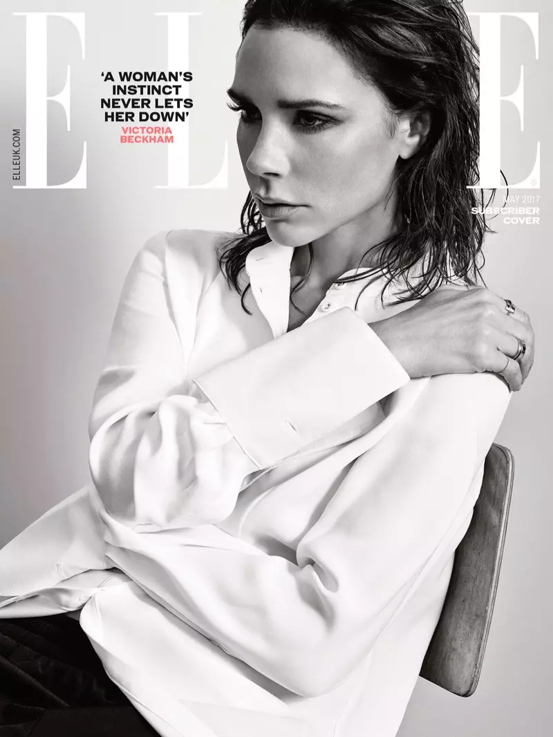 Victoria Beckham ELLE İngiltere Mayıs 2017 Kapak Fotoğraf Çekimi