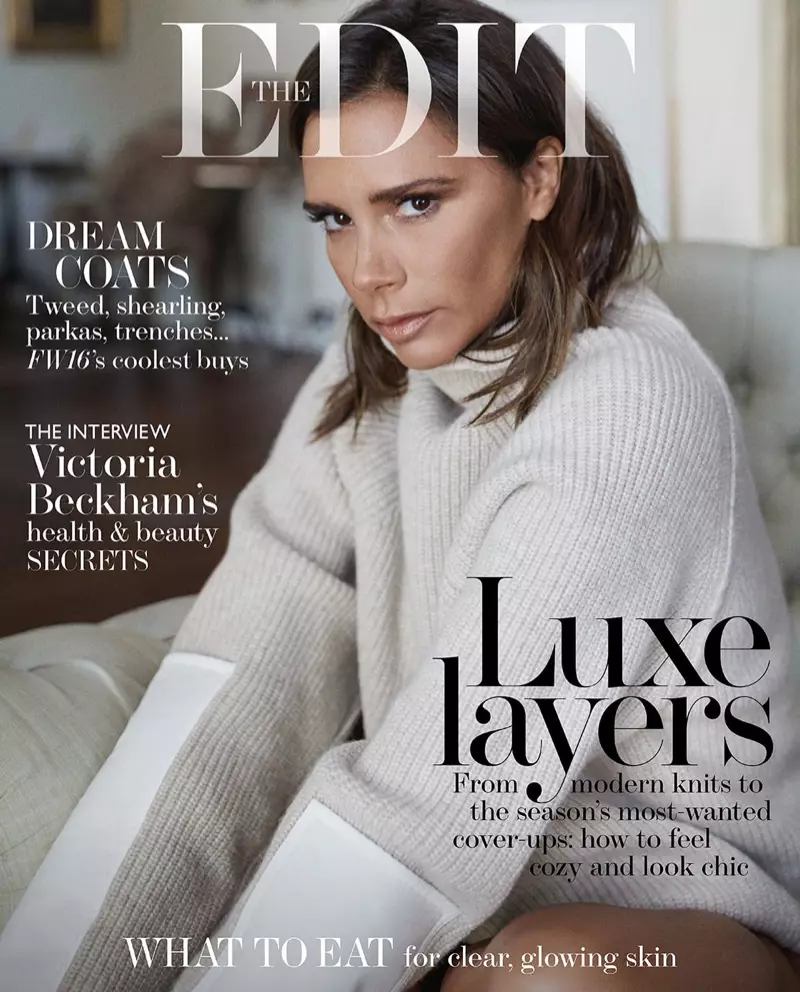 Victoria Beckham na obálce The Edit z října 2016