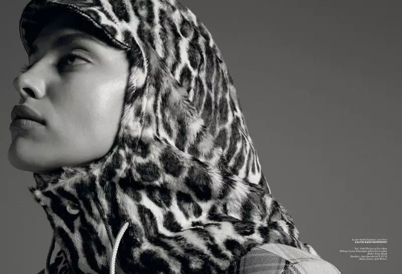 Irina Shayk Fa'ata'ita'iga I-Trend Outerwear mo Vogue Turkey