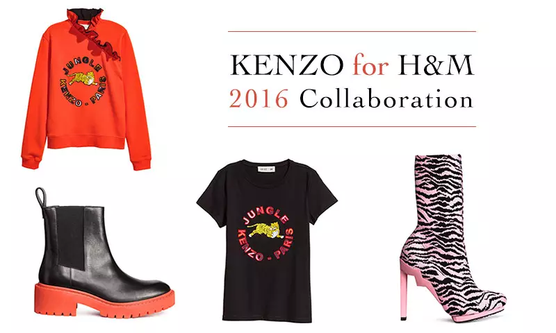 Kenzo x H&M كىيىم-كېچەك ھەمكارلىقىنى سېتىۋېلىڭ