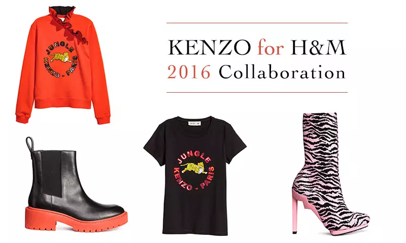 Novinky: Kenzo pre spoluprácu H&M