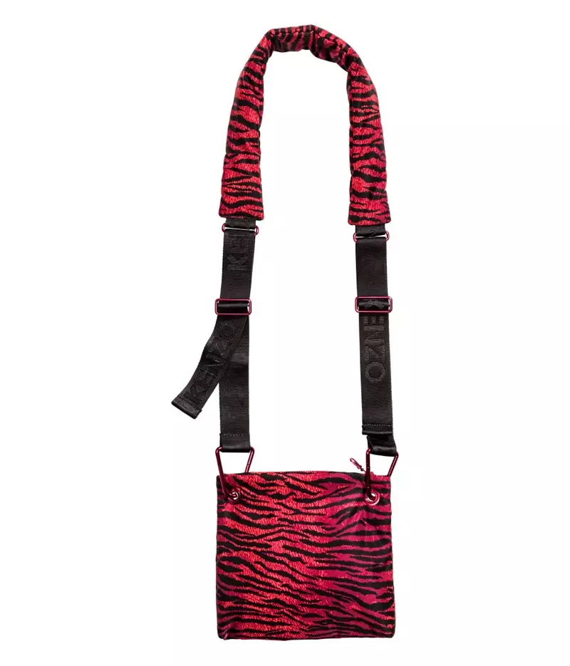 Kenzo pou H&M Tiger Striped Shoulder Bag