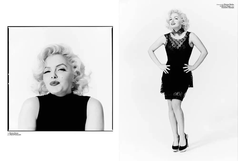 Suzie Kennedy als Marilyn Monroe fir Used Magazine S/S 2012