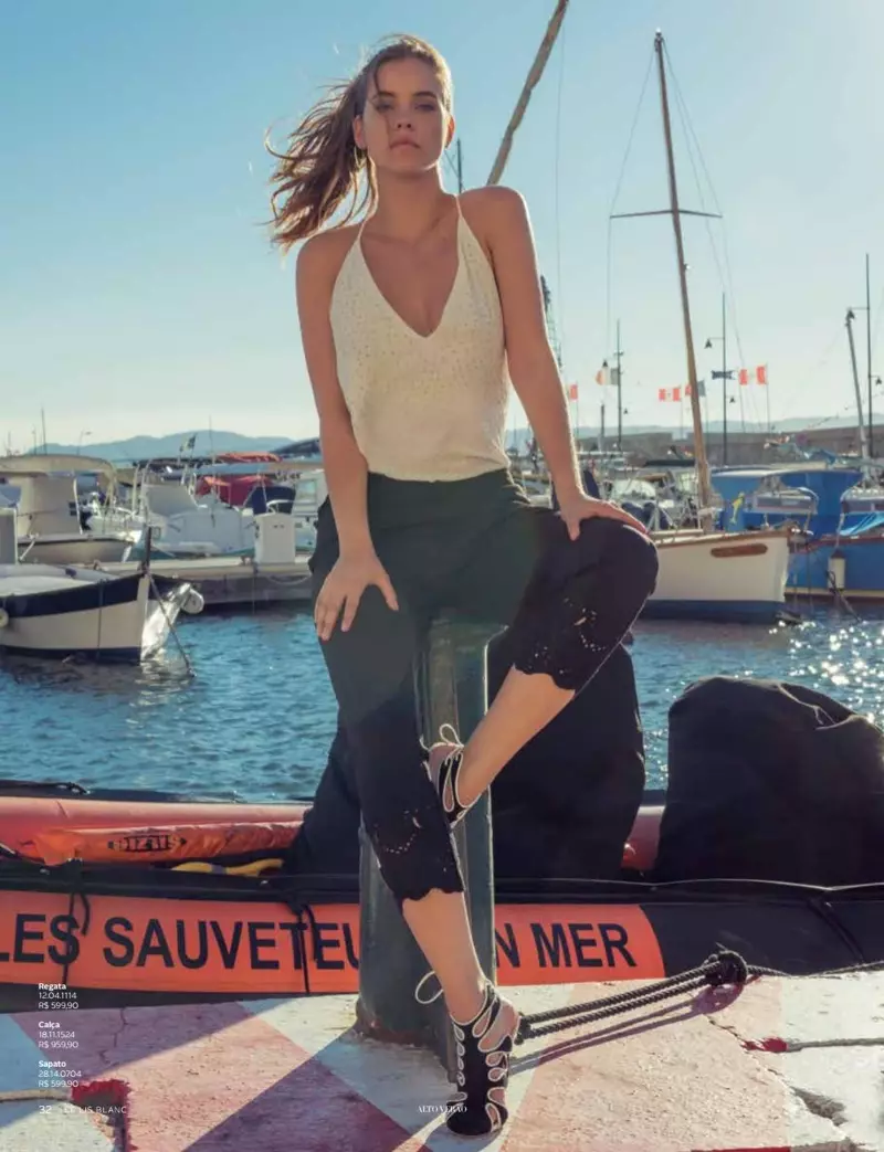 Barbara Palvin Tħaddan Stil Sajf għal Le Lis Blanc Magazine