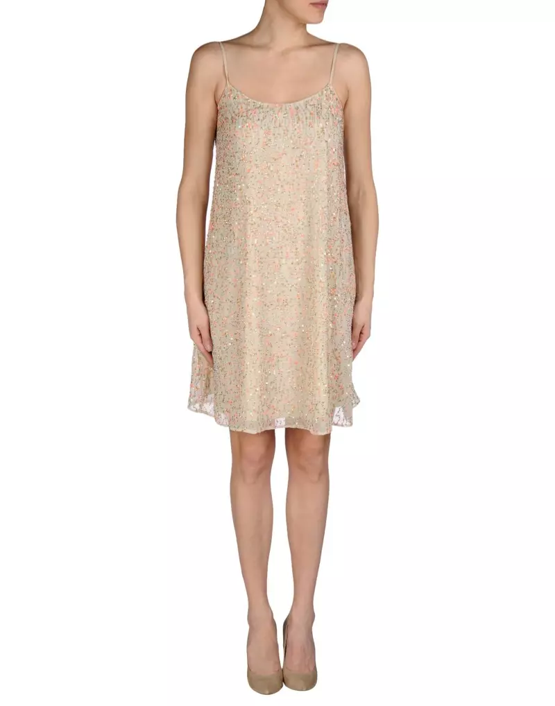 Armani Collezioni Beaded Shift Dress