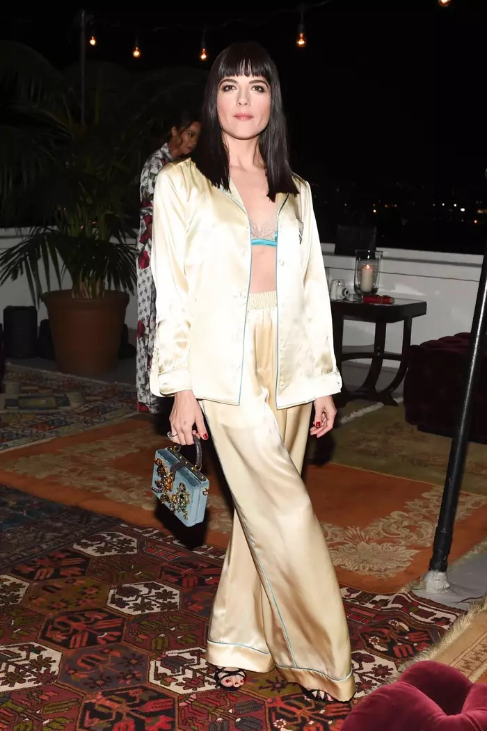 Selma Blair na imprezie piżamowej Dolce & Gabbana. Zdjęcie: BFA dla Dolce & Gabbana