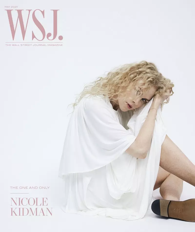 Nicole Kidman ar WSJ. Irisleabhar Bealtaine 2020 Clúdach.