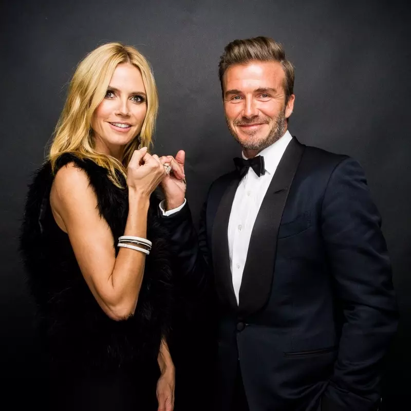 Heidi Klum og David Beckham