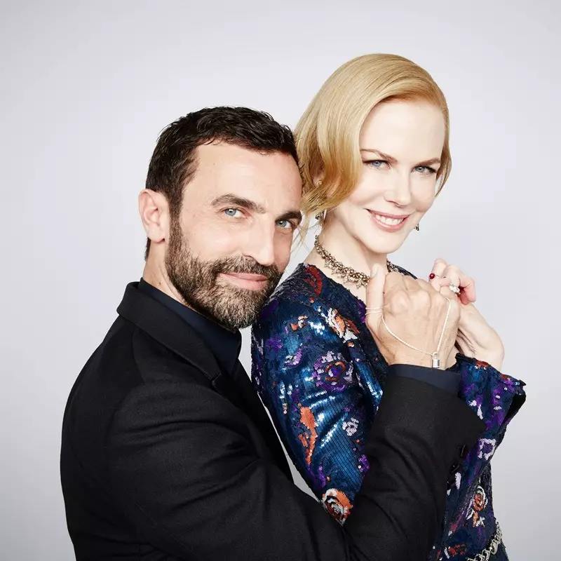 Nicolas Ghesquiere iyo Nicole Kidman