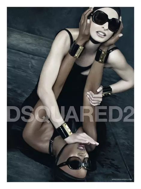 Tagasivaade neljapäeval | Naomi Campbell + Linda Evangelista DSquared2 2009. aasta kevadkampaania jaoks