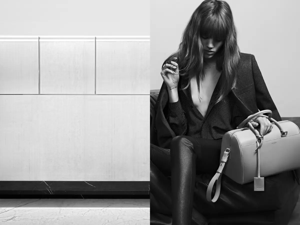 Freja Beha Erichsen gwiazdy w kampanii Saint Laurent Pre-Fall 2013 autorstwa Hedi Slimane