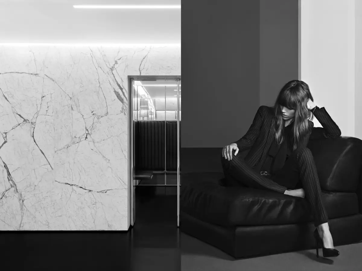 Freja Beha Erichsen joacă în campania Saint Laurent pre-toamnă 2013 de Hedi Slimane